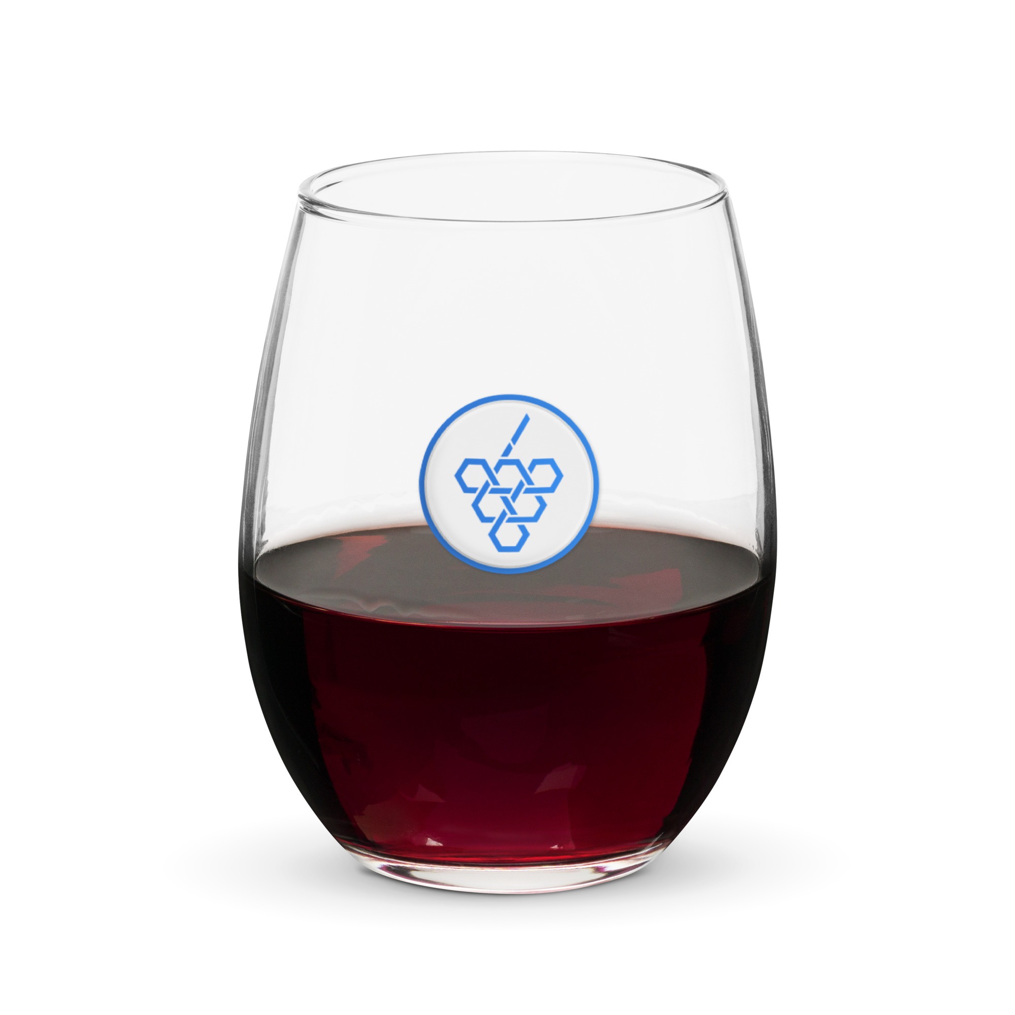 Stemless wine glass