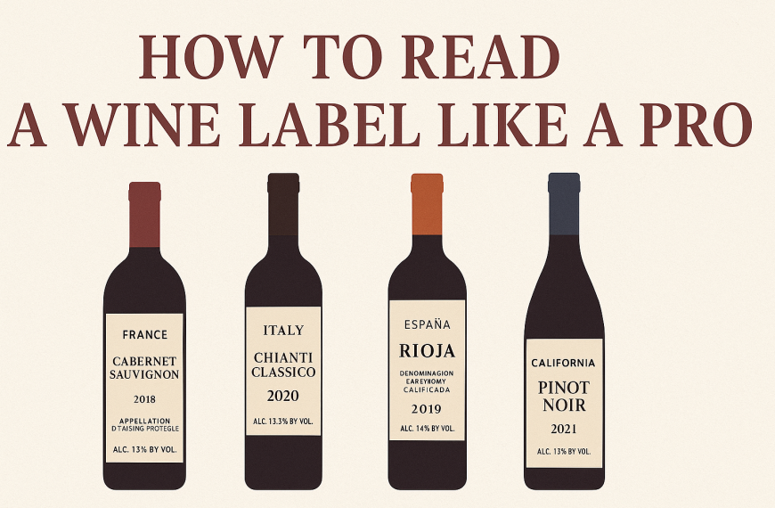 How to Read a Wine Label…